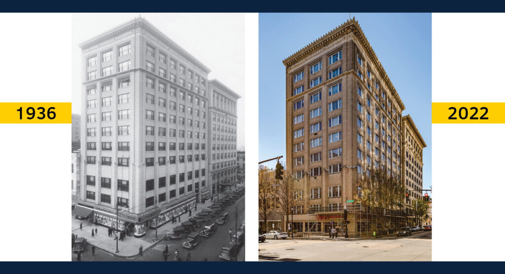 Raleigh Building past and present
